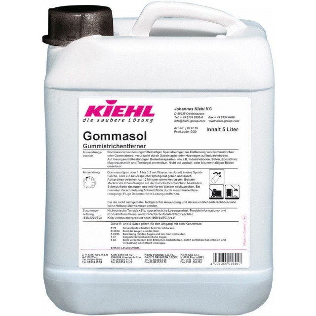 Kiehl Gommasol plekieemaldusvahend 5L - Pesumati