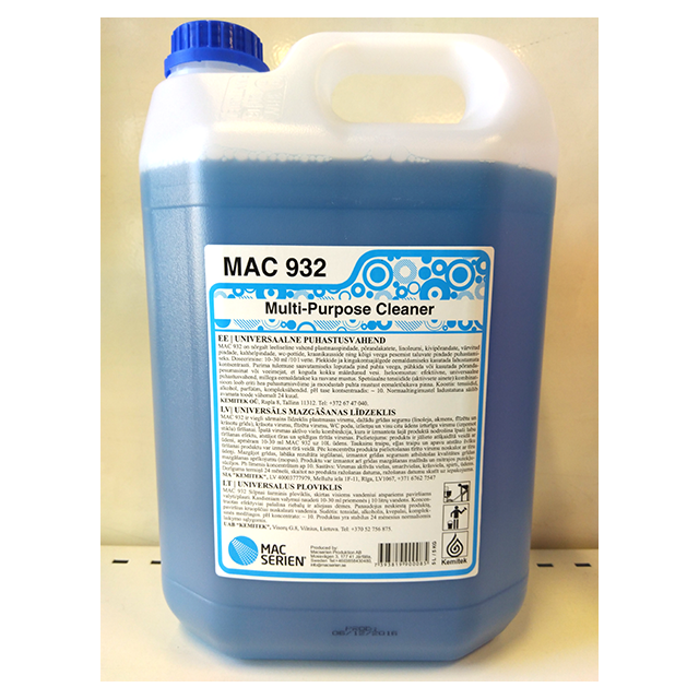 Puhastusaine MAC 932 5L - Pesumati
