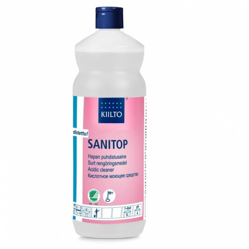 Kiilto Sanitop 1L H gieeniruumide Puhastusaine Pesumati Kiilto Sanitop 1L H gieeniruumide Puhastusaine Pesumati