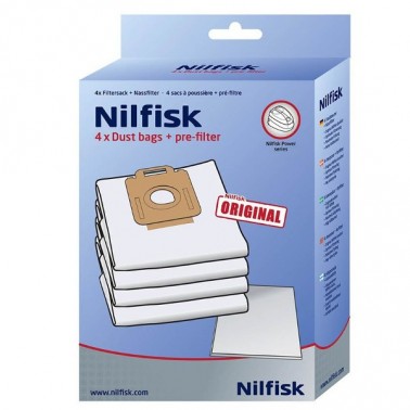 Nilfisk select dust bags, 4pcs/pck - Pesumati
