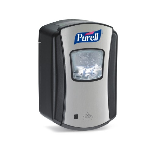 PURELL® LTX-7 touch-free dispenser, 700ml, chrome/black - Pesumati