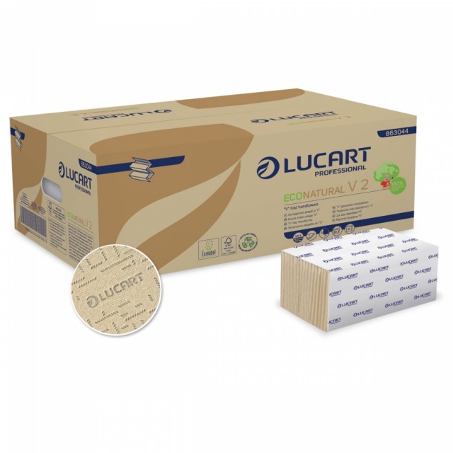 Lehträtik Lucart EcoNatural V2, 21 x 21 cm, 2-kihiline | Pesumati