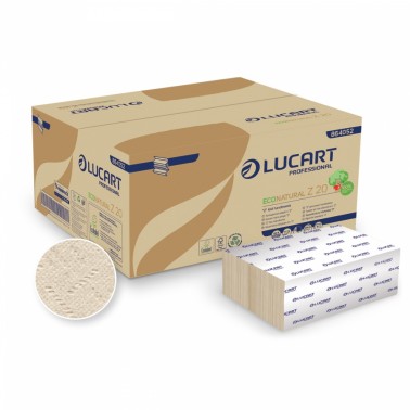 Lucart ECONATURAL Z20, folded paper towel - Pesumati