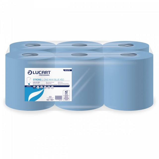 Rullpaber Lucart Strong L-ONE MAXI Blue 450, 2-kihiline | Pesumati