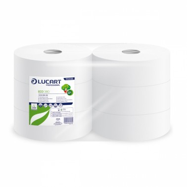 Lucart ECO 380 tualettpaber rullis 2x 8,5x24cm, 6rll/pk - Pesumati