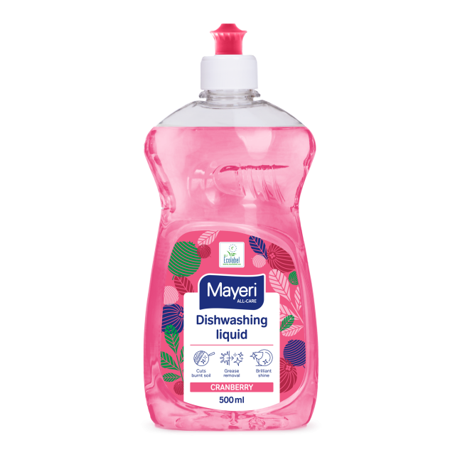 Nõudepesuvahend Cranberry 500ml, Mayeri