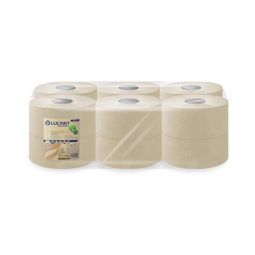 Tualettpaber Mini Jumbo Lucart EcoNatural 180, 2-kihiline | Pesumati