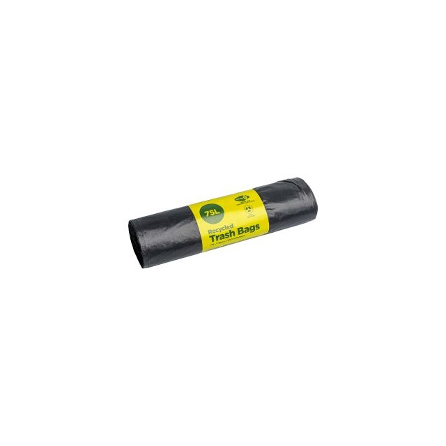 Prügikotid Home mustad 75-liitrised 650 x 1000 mm, 10 tk/rullis, 20 rulli/kastis | Pesumati