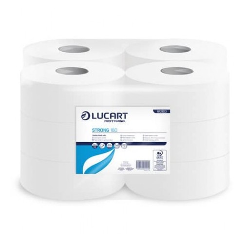 Tualettpaber Lucart Strong 180m rll, 100% tselluloos, 12 rulli plokis