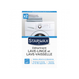 Starwax nõude-ja pesumasinate puhastuspulber 2x75
