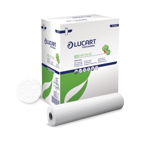 Meditsiiniline rullpaber Lucart Eco MR 55/80, 228 lehte | Pesumati Meditsiiniline rullpaber Lucart Eco MR 55/80, 228 lehte | Pesumati