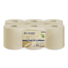 Tualettpaber Lucart Econatural 19J, 160 m, 696 lehte | Pesumati