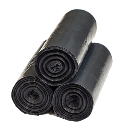 Prügikotid 350-liitrised mustad 1500x1200 mm, 10 tk/rullis, 8 rulli/kastis | Pesumati