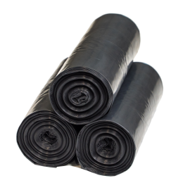 Prügikotid 350-liitrised mustad 1500x1200 mm, 10 tk/rullis, 8 rulli/kastis | Pesumati