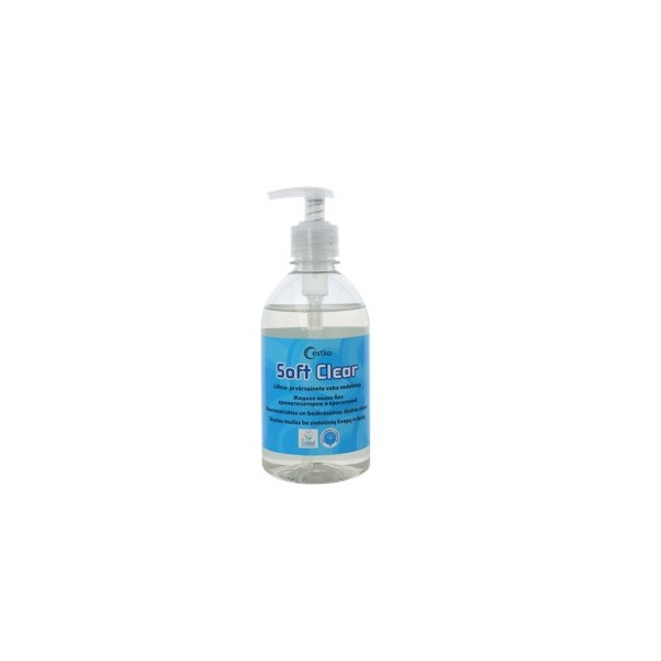 Vedelseep Soft Clear 0,5l pumbaga Vedelseep Soft Clear 0,5l pumbaga