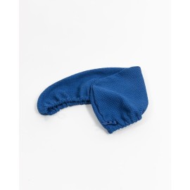 Pearätik turban juuste kuivatamiseks, õhuke sinine, 68cm x 25cm