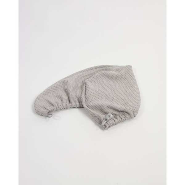 Pearätik turban juuste kuivatamiseks, õhuke hall, 68cm x 25cm Pearätik turban juuste kuivatamiseks, õhuke hall, 68cm x 25cm