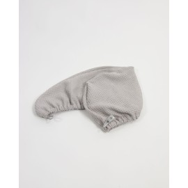 Pearätik turban juuste kuivatamiseks, õhuke hall, 68cm x 25cm
