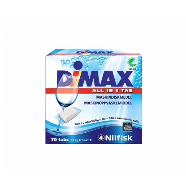 Nõudepesumasina tabletid DIMAX ALL 70 tk , vees lahustuv kilepakend | Pesumati Nõudepesumasina tabletid DIMAX ALL 70 tk , vees lahustuv kilepakend | Pesumati