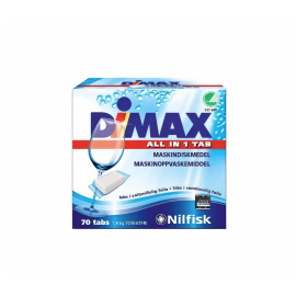 Nõudepesumasina tabletid DIMAX ALL 70 tk , vees lahustuv kilepakend | Pesumati