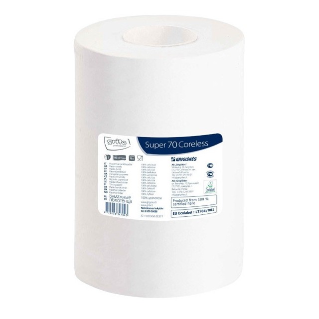 Grite Super 70 coreless paper towel - Pesumati