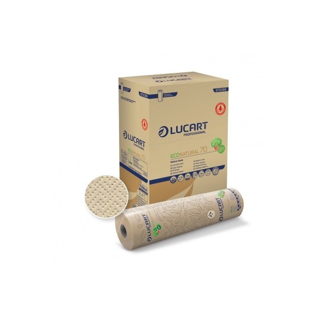 Meditsiiniline aluspaber Lucart EcoNatural JOINT 70 m, 2-kihiline| Pesumati